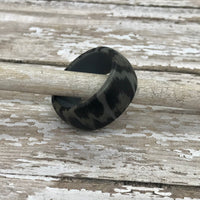 8 mm Leopard / Cheetah Smooth Silicone Ring