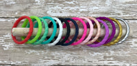 3 mm Braided Rope Stackable Silicone Ring