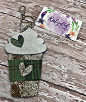 Custom Latte Coffee Chapstick Holder