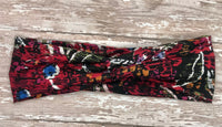 Red Floral Headband