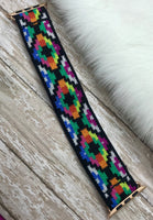 Multi-Color Abstract Elastic Watchband