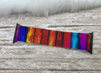 Multi-Color Stripe Elastic Watchband