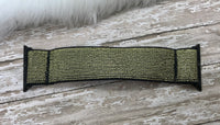 Black and Gold Elastic Watchband