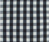 Black and White Buffalo Plaid Headband