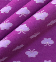 Purple Glitter Butterfly Headband