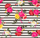 Floral Stripe Headband