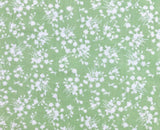 Green and White Floral Headband