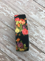 Black Floral Apple Watchband